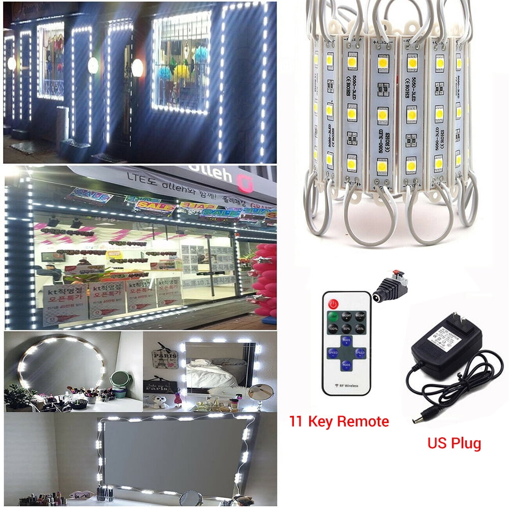 10~100ft 5050 SMD 3 LED Bulb Module Lights Club Store Front Window Sign Lamp Kit 