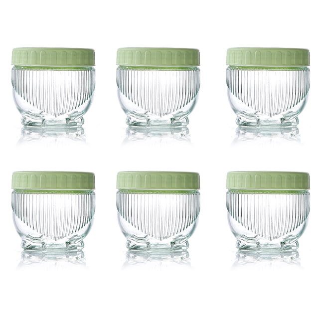 Storage Containers Series Sealed Glass Jars for Freshness and Organization with Foam Lids for Airtight Pantry Storage and Stackable Design