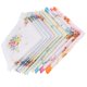 thumbnail image 4 of 10PCS pañuelos estampados cuadrados mujeres Hanky ​​30X30CM, 4 of 9