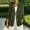 Army Green, variant on Cotton Linen Blazer for Women Business Casual Lightweight Lapel Suit Jacket long Sleeve Work Office Relaxed Fit Everyday Coat Gold M