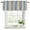 SteelBlue Tan, variant on Blue Brown Beige Curtain Valances for Windows, Kitchen Valance Window Treatments Panel 2 Pack, Boho Farmhouse Abstract Stripes Art Rod Pocket Short Curtains for Bathroom Bedroom 42 x 18 Inch