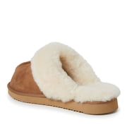 Fireside By Dearfoams Womens Sydney Genuine Shearling Scuff Slipper