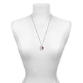 thumbnail image 2 of Delight Jewelry Silver-tone Love with Maroon Paw - Class of 2026 Affirmation Ring Necklace, 23", 2 of 4