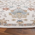 thumbnail image 3 of SAFAVIEH Cornelia Kalina Medallion Area Rug, Ivory/Multi, 6'7" x 6'7" Round, 3 of 8
