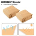 thumbnail image 3 of Yescom 2 Pack 22Ft Triangle Sun Shade Sail Canopy 97% UV Block Commercial Carpark Pool Camping Outdoor Mellow Yellow, 3 of 11