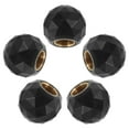 thumbnail image 5 of PENIKOKO 5Pcs Tire Valve Caps Metal and Rubber Black Durable Valve Stem Covers for Cars, 5 of 8