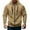 #243-Khaki, variant on Handshe Men's Zip-Up Hoodie, Fleece-Lined Solid Color with Arm Pocket, Casual Long Sleeve for Daily Use