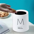 thumbnail image 5 of Small Trash Can with Lid, Mini Trash Can for Bathroom, Office and Bedroom, Small Bathroom Garbage Can with Swing Top, Compact Waste Basket for Desk, Dorm & Home, White - Xuniizn, 5 of 7