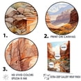thumbnail image 3 of Designart "Minimalism Canyon Countryside I" Canyon Floater Framed Canvas Art Print, 3 of 5