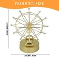 thumbnail image 3 of Gold Ferris Wheel Perpetual Motion Machine, Desk And Shelf Decor with Easy Installation, Stress-Relief Toy And Educational Display for Living Room, Office, And Bookshelf, 1 Ornament, 3 of 8