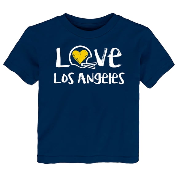 Future Tailgater Chalk Art Love Infant Toddler Youth T-Shirt for Los Angeles Fans