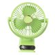 thumbnail image 2 of Ventilador portátil con clip y luz nocturna. Ventilador de escritorio. verde, 2 of 9