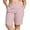 Pink, variant on Bosfbaoi Plus Size Bermuda Shorts for Women Summer Outdoor Hiking Shorts Elastic Waist Casual Loose Womens Shorts with Pockets