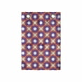 thumbnail image 1 of Geometric Hanging Pocket Organizer, Octagonal Stars Formed by Zigzag Lines and Triangles, Printed Polyester Storage Bag with Pockets, 14" x 20", Blue Violet Blue Violet, 1 of 2