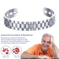 thumbnail image 2 of Magnetic Copper Prostate Wristband Strengthens Prostate Improves Circulation Promotes Healthy Function Antioxidant Protection Bracelet, 2 of 8
