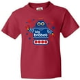 thumbnail image 3 of Inktastic Robot Brother Youth T-Shirt, 3 of 5