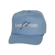 Men's Game Fisher Marlin Fishing Hat - Adjustable Angler Cap with Rope