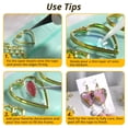 thumbnail image 4 of Biseles abiertos de resina LET'S RESIN, 172 unidades con anillos para saltar, joyas, 4 of 8