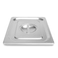 thumbnail image 1 of Tapa para Inserto de Acero Inoxidable Caledonia,Tamaño Medio,Protección e Higiene para tus Alimentos,Diseño ergonómico,Ligero y de Fácil Manipulación,Acabado Satinado Reduce Manchas y Rayones,TAME-COM Caledonia TAME-COM, 1 of 2