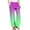 Purple A, variant on Ashirexll Girls Pants, Baggy Sweatpants, Summer Pants Girls Elastic Waist Wide Leg Pants Workout and Casual Trousers Fashion Gradient Color Pants
