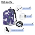 thumbnail image 4 of KLL Cute Dog Print Travel Laptop Backpack - College Backpack Business Work Bag Nurse Bag Casual Daypack for Weekender Business Hiking -Small, 4 of 6