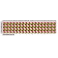 thumbnail image 2 of Abstract Fabric by the Yard, Pattern of Mini Hexagons in Various Spring Tones, Upholstery Fabric for Dining Chairs Home Decor Accents, Multicolor by Ambesonne, 2 of 4