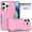 Pink/Green, variant on Mantto for iPhone 12 Pro / 12 6.1" Case, Heavy Duty Shockproof Drop Protective Hybrid 3 Layer Full Body Rugged Military Grade Protection Hard PC Phone Cover For iPhone 12 Pro / 12 6.1", Royalblue