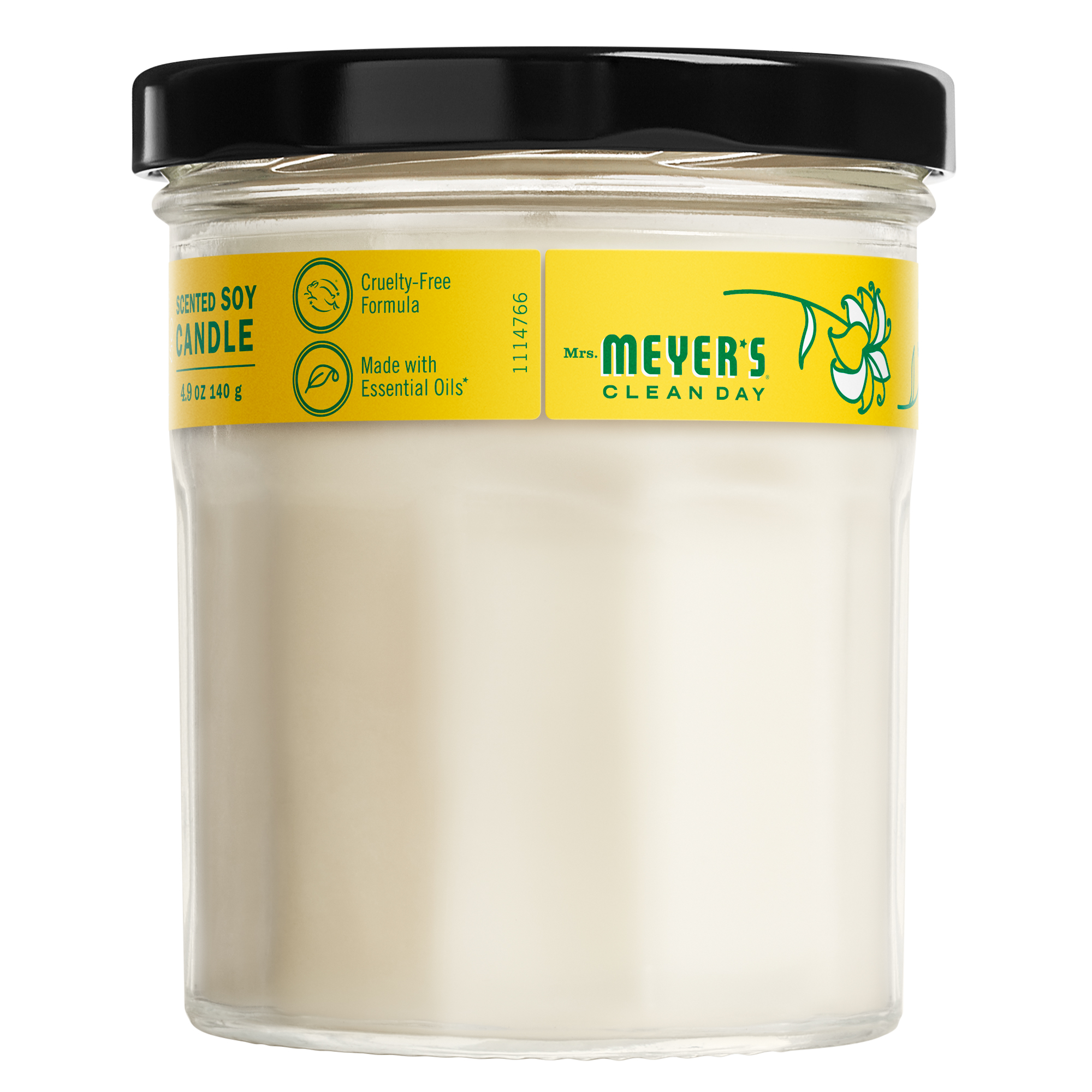 Mrs Meyers Clean Day  4.9 oz Soy Honeysuckle Candle - Small - Pack of 6 - image 5 of 7