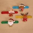 thumbnail image 2 of 4 Pcs Bracelet Claque de Noël Mignon Assorti Lumineux Bracelet de Fête Bande Claque, 2 of 10
