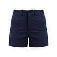 thumbnail image 6 of Coduop Women Retro Low Cut Cargo Shorts Denim Short Sweatpants Casual Stretchy Sweatshorts, 6 of 7