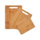 thumbnail image 1 of Juego de tablas de cortar Farberware Wood con asas integradas, 3 piezas, 1 of 8