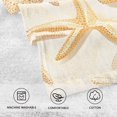 thumbnail image 5 of Ryvnso Starfish Pattern Cotton Hand Towels Sets Face Towel 2 PCs Bathroom Decorative, 5 of 7