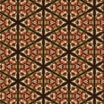 thumbnail image 1 of Ahgly Company Machine Washable Indoor Square Transitional Bronze Brown Area Rugs, 6' Square, 1 of 7