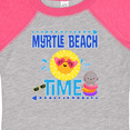 thumbnail image 4 of Inktastic Myrtle Beach Vacation Time Girls Baby Bodysuit, 4 of 5
