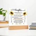 thumbnail image 4 of To Daughter From Mom Never Forget That I Love You Printed Square Shaped Acrylic Plaque, 4 of 20