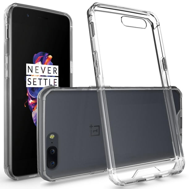 Coveron Oneplus 5 Case Clearguard Series Clear Hard Phone Cover Walmart Com Walmart Com