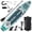 Deep Green, variant on Bohemian Inflatable Stand Up Paddle Board with Accessories, EVA Non-Slip Deck, 3 Removable Fins, Adjustable Paddle, Pump, Leash & Backpack, All-Around iSUP for Adults & Youth, 10.6', Deep Blue