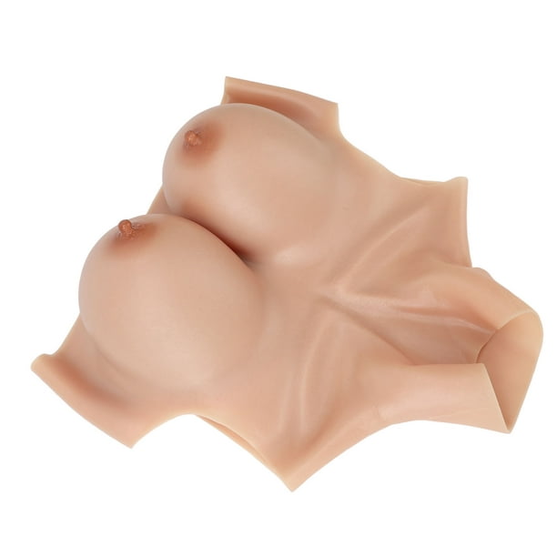 Prosthesis Fake Boobs, Top D Cup Prevent Deformation Silicone Breast Forms  Perfect Fitting Color 2 Skin Friendly For Teaching Experiments 