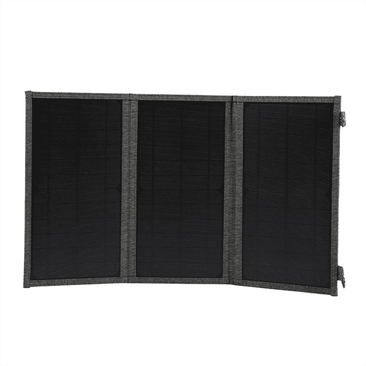 30W 18V Folding Solar Panel Type-C Usb Photovoltaic Charger Outdoor Mobile Phone Fast Charging Mobile Power Bank-Gray