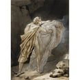 thumbnail image 2 of François Gérard 14x18 Black Ornate Wood Framed Double Matted Museum Art Print Titled - Orpheus Tries to Hold on to Eurydice (ca. 1791), 2 of 5