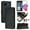 Black, variant on Flip case for GANGXUN Google Pixel 9A Wallet Case with Kickstand, Card Slots, RFID Block, Cat Design