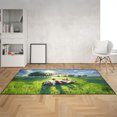 thumbnail image 2 of Happy Retirement with Bernese Mountain Dog Enjoy Life Rest Time Indoor Rug Berner Lover Gifts Carpet Living Bed Room Sofa Home Decor - 02027, 2 of 5