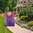 thumbnail image 2 of Wobogo Cat before Sunset Garden Flag 12×18 Inch Double Sided For Outdoor Yard Decoration, 2 of 6