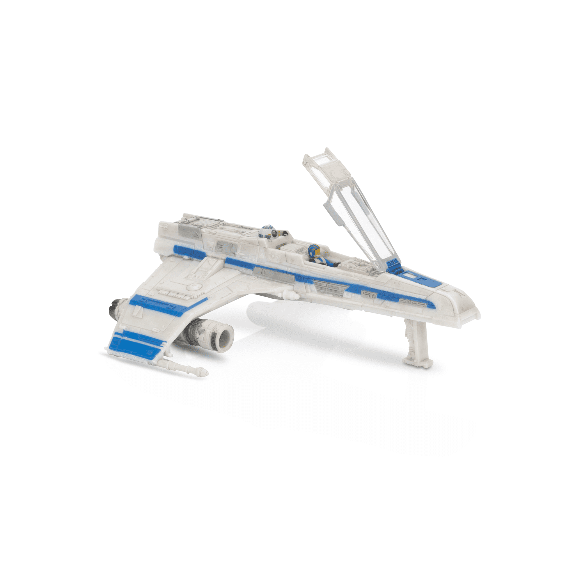 STAR WARS Micro Galaxy Squadron Lt. Callahan’s E-wing - 5 inch Vehicle with Two 1 inch Micro Figure Accessories