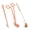 Rose Gold, variant on 3 in 1 Candle Wick Trimmer, Candle Snuffer, Bell Shaped Candle Wick Dipper, Oil Lamp Scissor Cutter Tool Stainless Steel Candle Accessories Set(Gold)