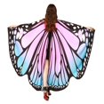 thumbnail image 1 of Chal de alas de mariposa para fiesta de Halloween para mujer, capa para disfraz de Festival para adultos, tela suave, 1 of 8