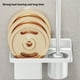 thumbnail image 5 of RKSTN toilet brush Wall-mounted Toilet Brush With Base Two Storage Holes Household No Dead Angle Toilet Brush Toilet Cleaning Brush Set, 5 of 6