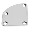 thumbnail image 4 of Cutaway Neck Plate, Metal Easy To Install Electric Guitar Neck Plate  For Bass, 4 of 8
