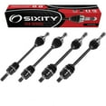 thumbnail image 2 of 4 pc Sixity XTA Front Rear Left Right Axles compatible with Kawasaki KRF800 Teryx Camo LE KRT750 Teryx4 4x4 EPS KRT800 2012-2015, 2 of 3