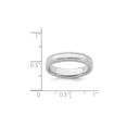 thumbnail image 3 of Gem & Harmony Sterling Silver Rope Edge Design Wedding Band Ring for Women, 3 of 6